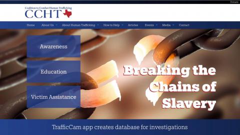 Coalition to Combat Human Trafficking home page