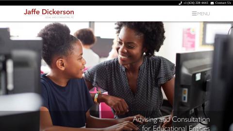 Jaffe Dickerson Legal and Consulting home page