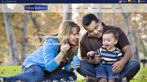Trillos Ballerini Law Firm home page